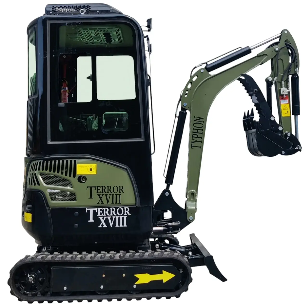 TYPHON TERROR XVIII Prestige 2 Ton Mini Excavator KUBOTA Diesel Engine USA