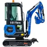 TYPHON 18 FLEX PRO 1.8 Ton Mini Excavator USA with 12 attachments