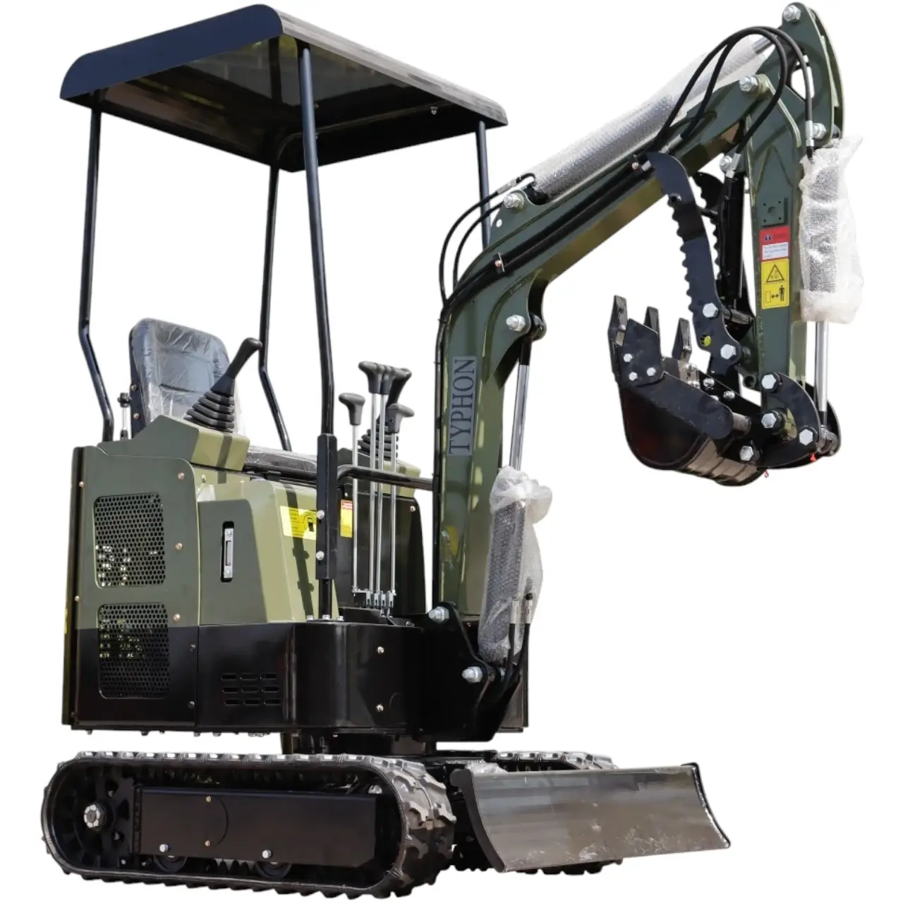 TYPHON TERROR XV STORM Mini Excavator – 1.05 Ton Trench Digger 13.5hp B&S EPA Engine USA