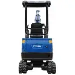 3,800 lb TYPHON TERROR XVII Mini Excavator Rubber Track with Kubota D902 Diesel Engine USA