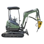 Hydraulic Hammer Attachment Hydraulic Breaker Hammer for TERROR XXV and other 2.1-3 Ton Mini Excavators USA