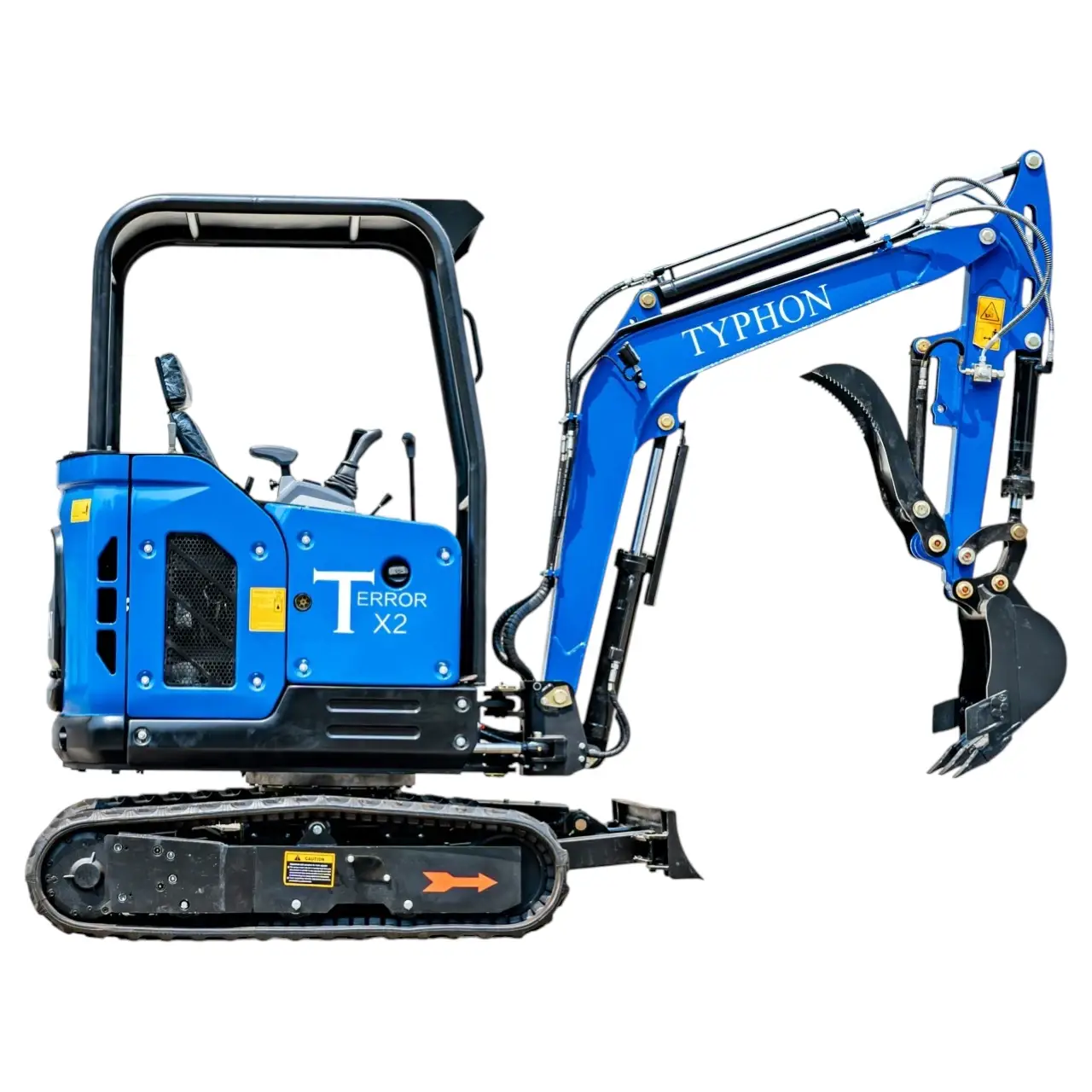 TYPHON TERROR X2 STORM Mini Excavator 2.5 Ton Diesel Kubota V1505 Engine USA