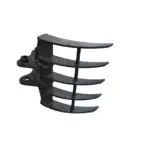 Mini Excavator Attachment Rake 22" Wide TYPHON Attachments For 2-3.5 ton Diggers For TERROR X2 PRO