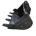2-3.5 Ton Mini Excavator Attachment 600mm Teeth Bucket Trenching Buckets 23 inch For TERROR X2 PRO