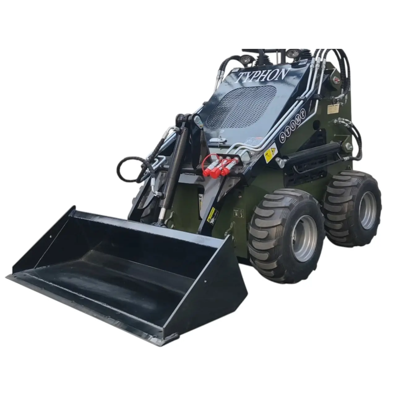 Skid-Steer Loader Wheeled 22.1 HP Honda EPA Gasoline Engine for Gardens, Farming