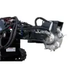 Hydraulic Swing Stump Grinder Attachment for TYPHON STOMP X1300 & STOMP 509 Mini Skid Steers