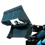 4-In-1 Bucket Combo Mini Skid Steer attachment for TYPHON STOMP X1300 & STOMP 509