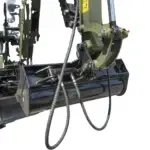 800mm Tilting Bucket Attachment Hydraulic Digging Bucket USA for TERROR XXV and other 2.1-3 Ton Mini Excavators