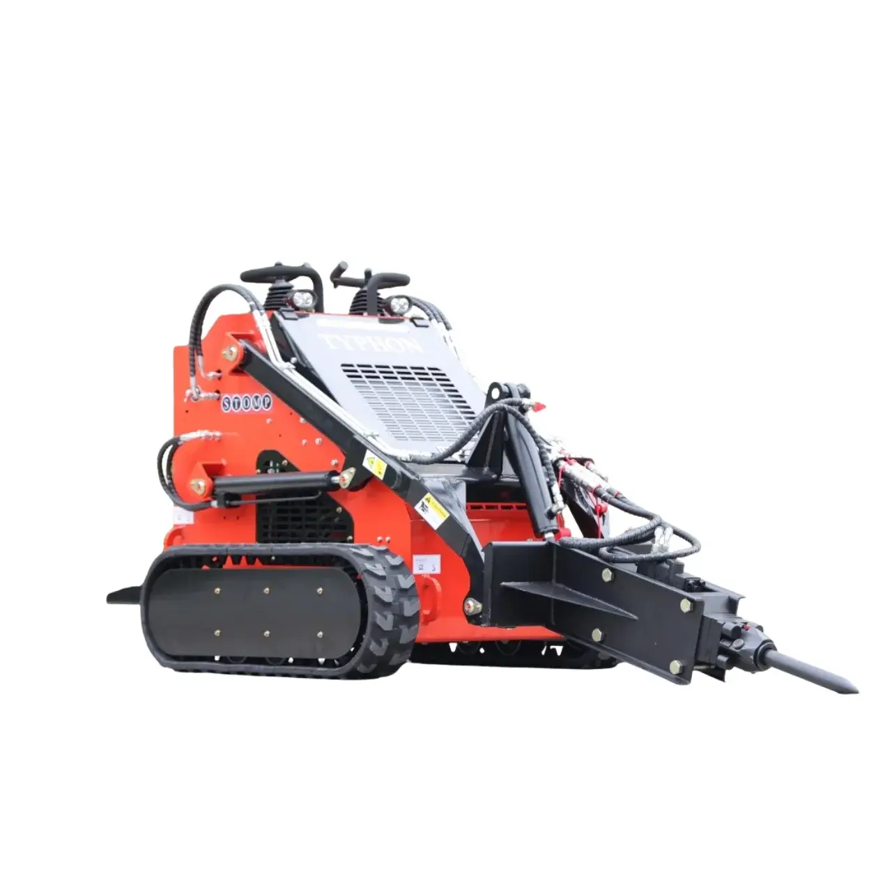 Skid Steer Loader Hydraulic Hammer Concrete Breaker Attachment USA