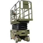 TYPHON xFLEX-2031EM 1.2 Ton Electric Mini Scissor Lift with 20ft Max Platform Height and 19.7" Platform Extend