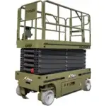 TYPHON xFlex-4046EW Electric Wheel Scissor Lift 2.6 Ton operating weight and 40ft platform height with 705lbs Load Capacity
