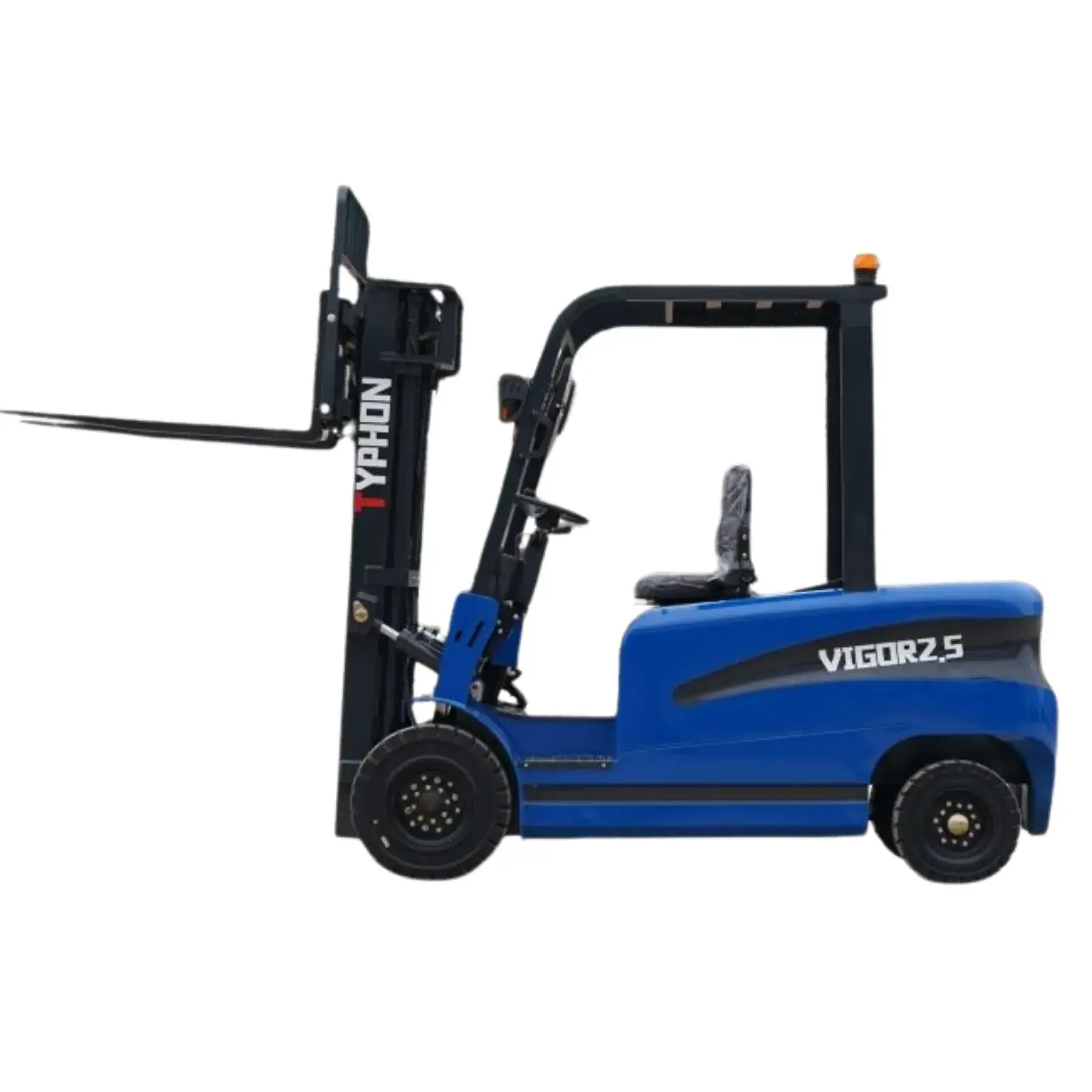 New TYPHON VIGOR 2.5 Blue Electric Forklift 2.5 Ton Lifter Lift Truck Jitney Hi-Lo
