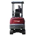TYPHON TERROR XVII PRO 3800 lbs Mini Excavator Kubota Diesel, Hydraulic Thumb, Dozer Blade & Boom Swing