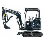 TYPHON TERROR X2 Max Canopy Mini Excavator Powerful 2.5 Ton Compact Machine with Yanmar Engine Advanced Hydraulic System