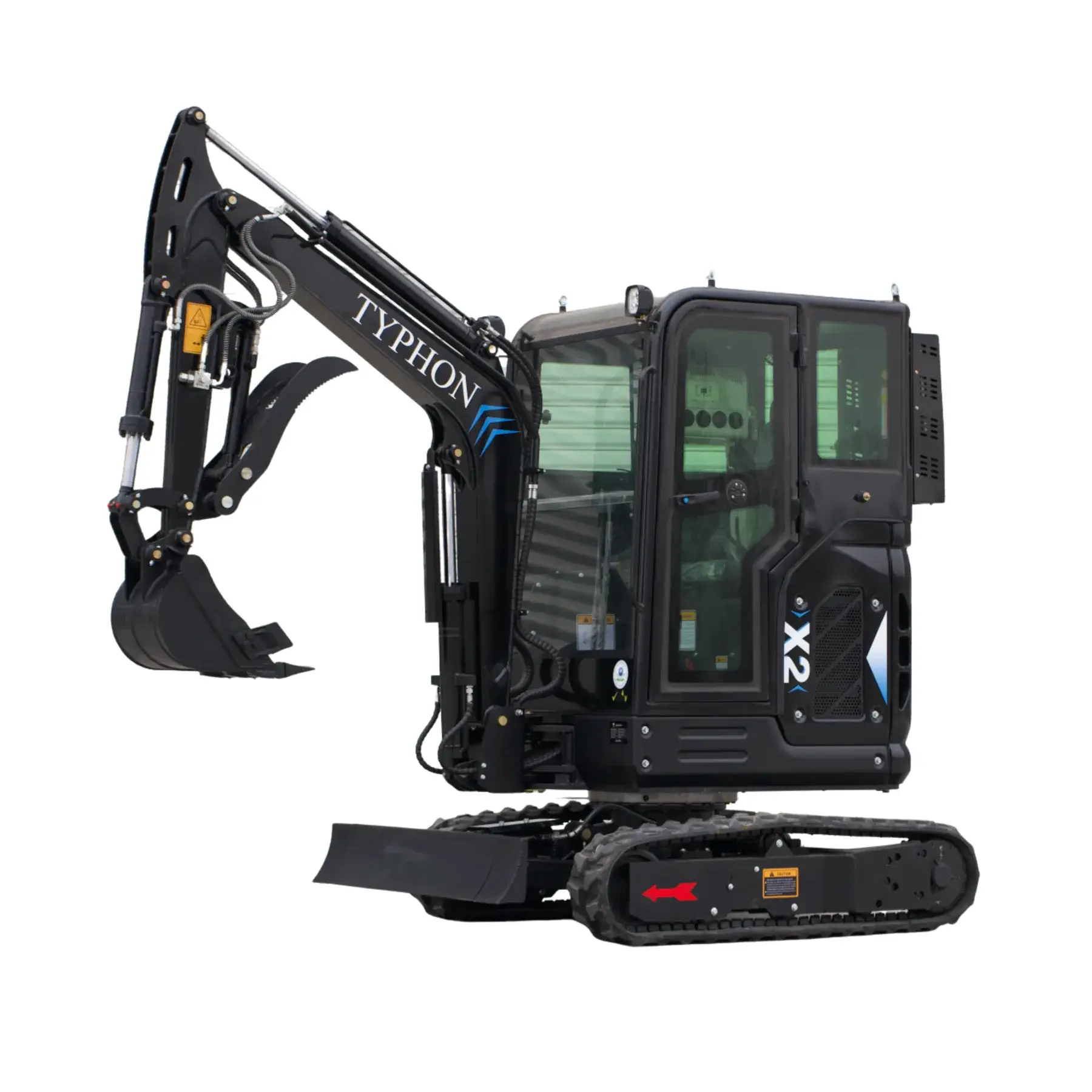 TYPHON TERROR X2 MAX 2.7-Ton Mini Excavator Powerful, Yanmar Engine, Cabin with A/C & Heater, Pilot Control, Boom Swing