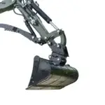 1000mm Leveling Bucket Attachment Digging Bucket USA For TERROR XXV and other 2.1-3 Ton Mini Excavators