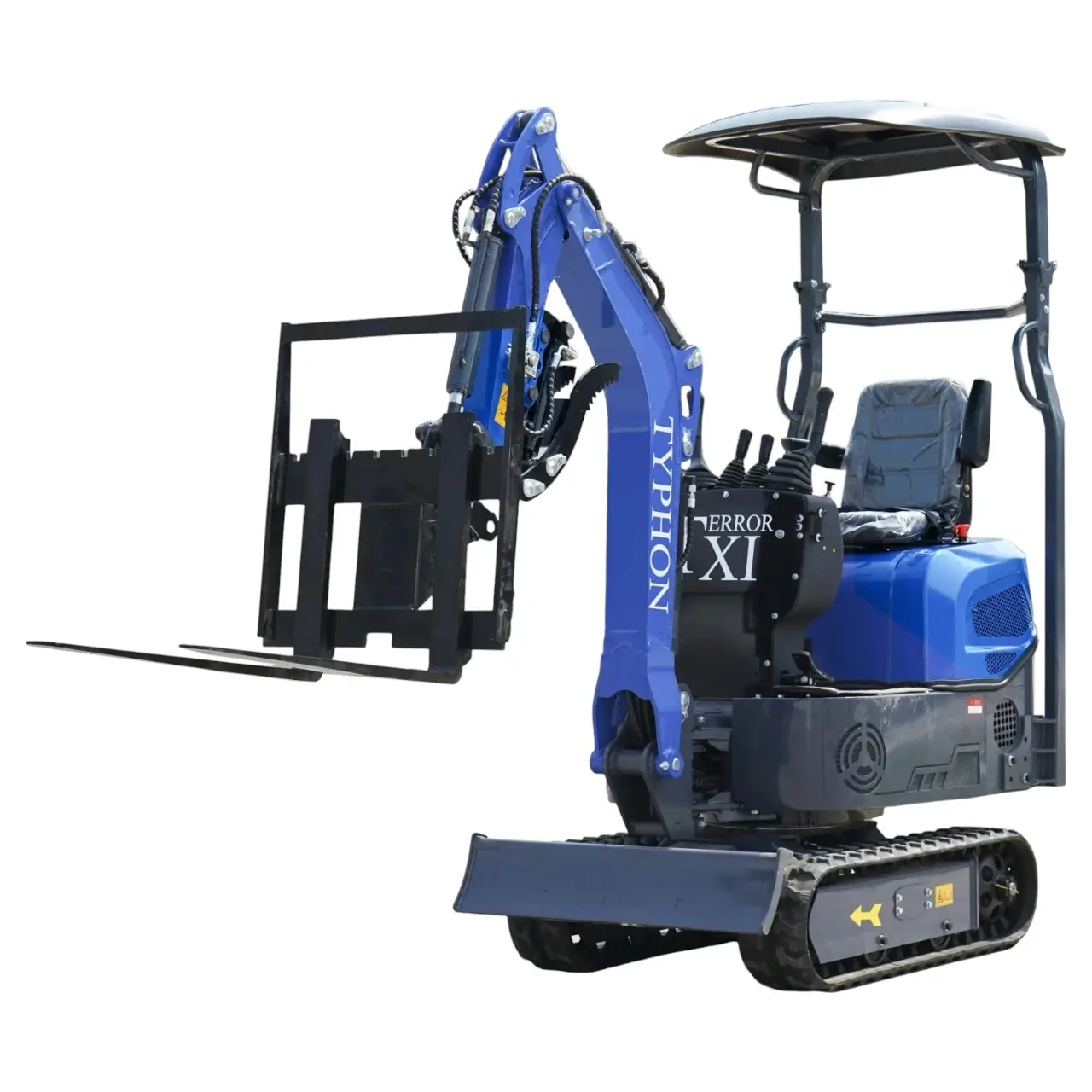 TERROR XI Mini Excavator Digger 13.5hp Gas B&S EPA Engine with 13 Attachments