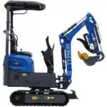 TYPHON TERROR XI STORM Mini Excavator – 1.1 Ton Trench Digger with Boom Swing, Hydraulic Thumb Clip, Bucket USA