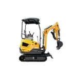 TYPHON TERROR XVII PRO 3800 lb Mini Excavator, Kubota D902 Diesel, Hydraulic Thumb, Pilot Controls, 14kN Dig Force