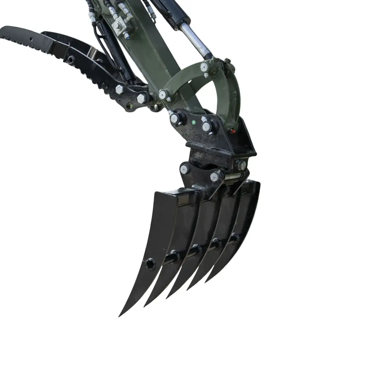 Mini Excavator Rake Compact Attachment General for for TERROR XXV and other 2.1-3 Ton Mini Excavators USA