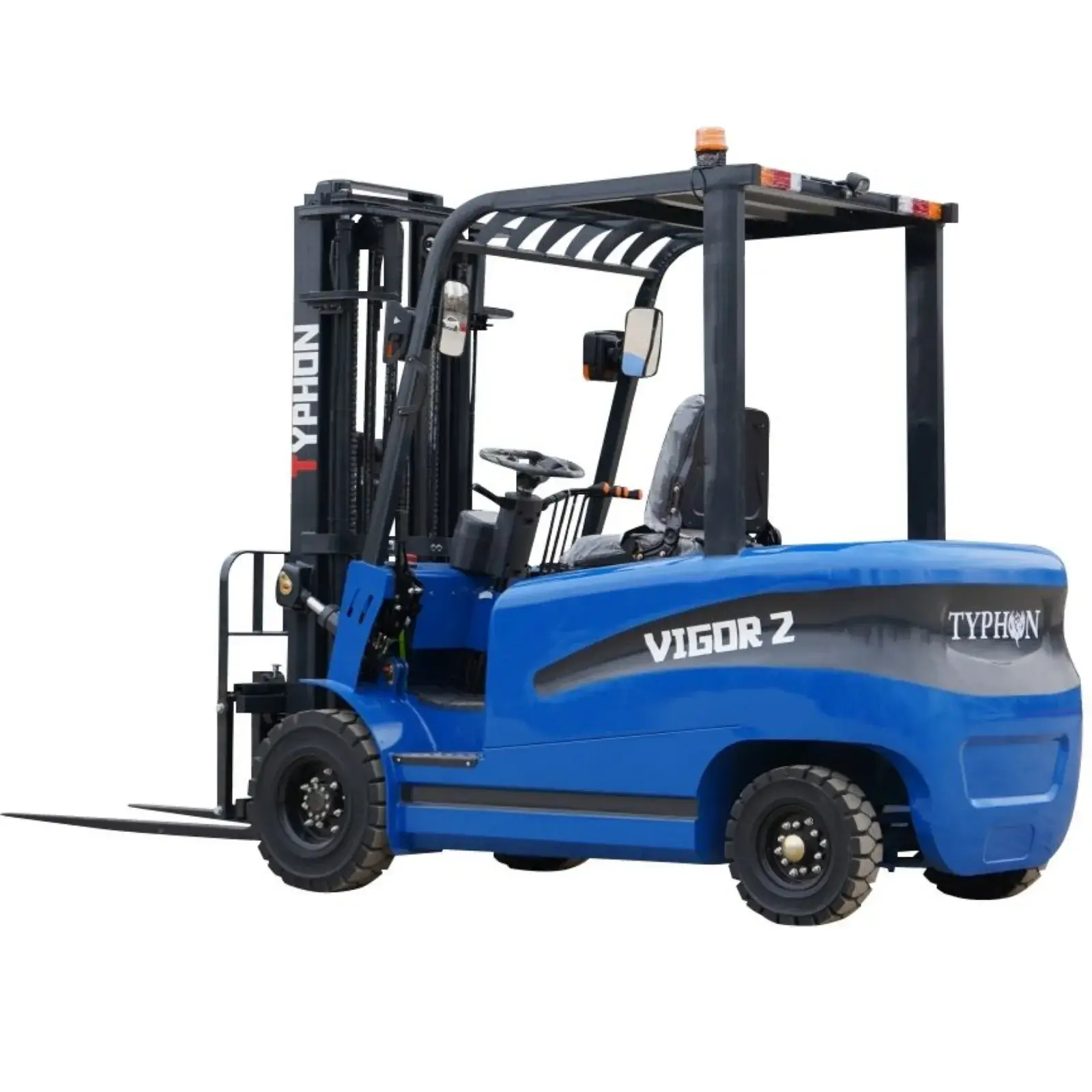 New TYPHON VIGOR 2 Blue Electric Forklift 2 Ton Lifter Lift Truck Jitney Hi-Lo