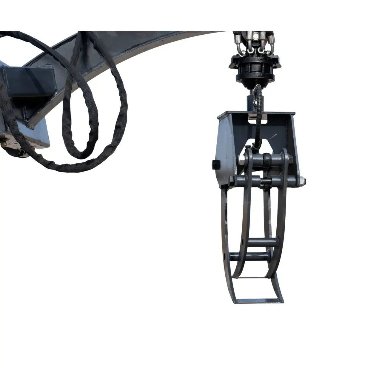 360° Hydraulic Rotary Wood Grabber for TYPHON STOMP X1300 & STOMP 509 Mini Skid Steers