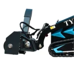 1100mm Hydraulic Snow Blower Attachment for TYPHON STOMP X1300 & STOMP 509 Mini Skid Steers