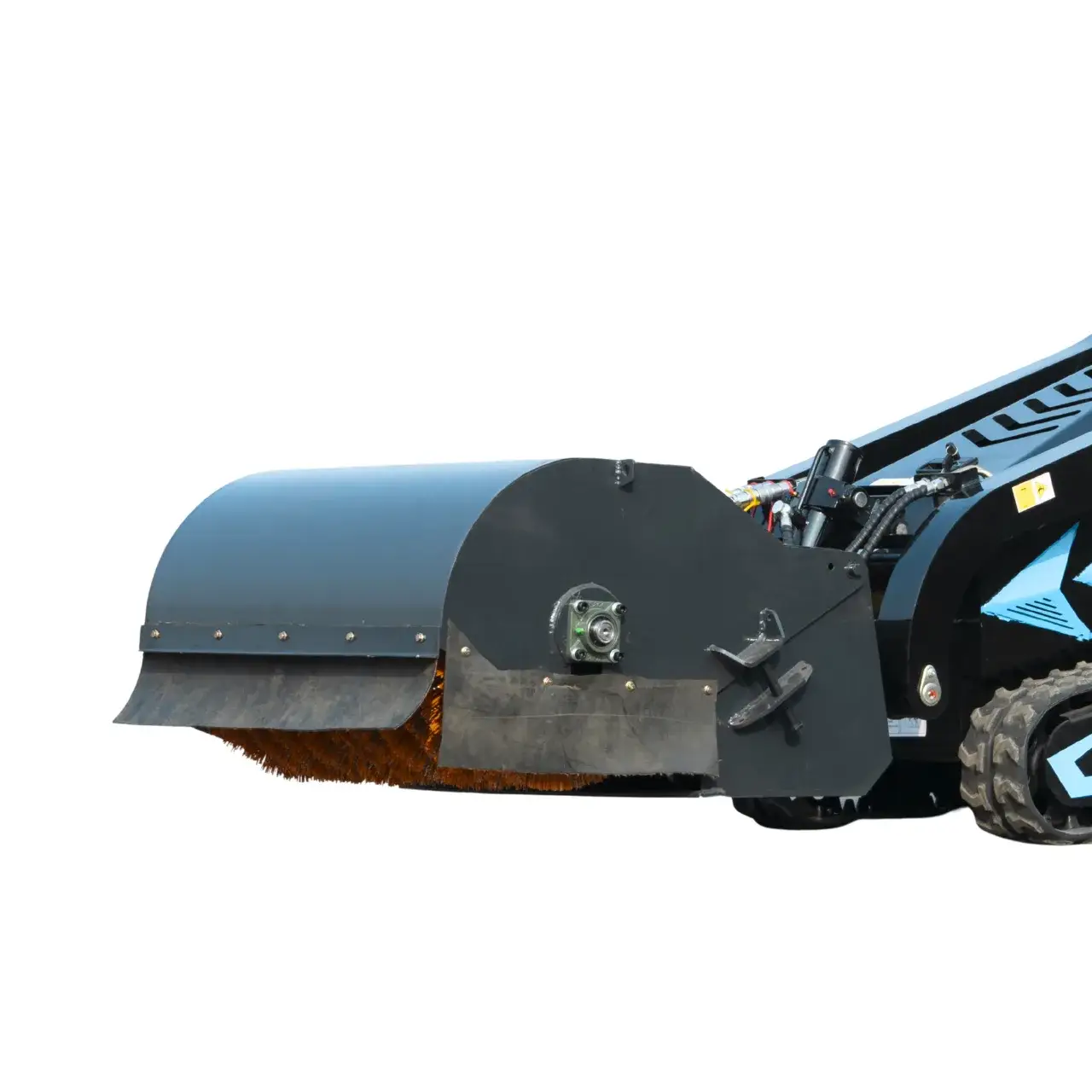 Hydraulic Pickup Sweeper Broom Attachment for TYPHON STOMP X1300 & STOMP 509 Mini Skid Steers