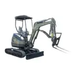 Pallet Fork Attachment Adjustable Stabilizer Bar USA for TERROR XXV and other 2.1-3 Ton Mini Excavators