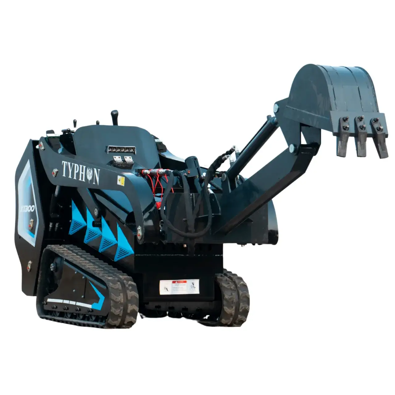 TYPHON Digger Attachment for Mini Skid Steer STOMP X1300 & STOMP 509