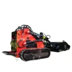 1450mm Heavy Duty Flail Mower Attachment 19 Teeth for TYPHON Mini Skid Steer