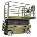 TYPHON xFLEX-2031EM 1.2 Ton Electric Mini Scissor Lift with 20ft Max Platform Height and 19.7" Platform Extend