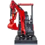 3800lbs TYRANT 17 Diesel Mini Excavator Kubota D902 Engine Side Swing w 12 attachments