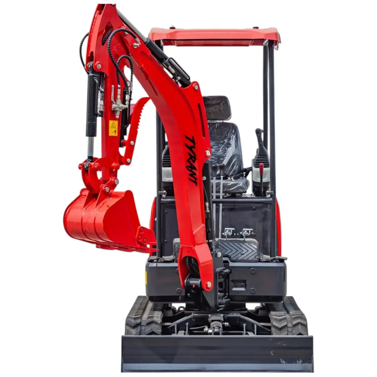 3800lbs TYRANT 17 Diesel Mini Excavator Kubota D902 Engine Side Swing w 12 attachments