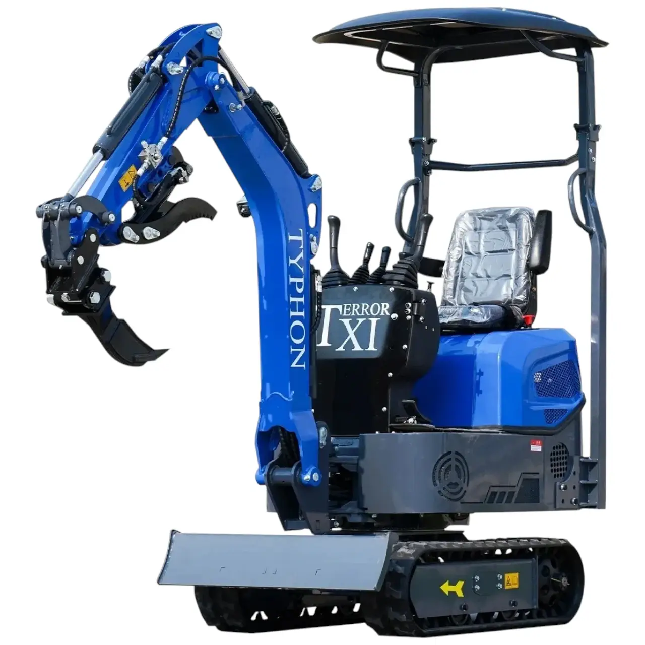 TERROR XI Mini Excavator Digger 13.5hp Gas B&S EPA Engine with 13 Attachments