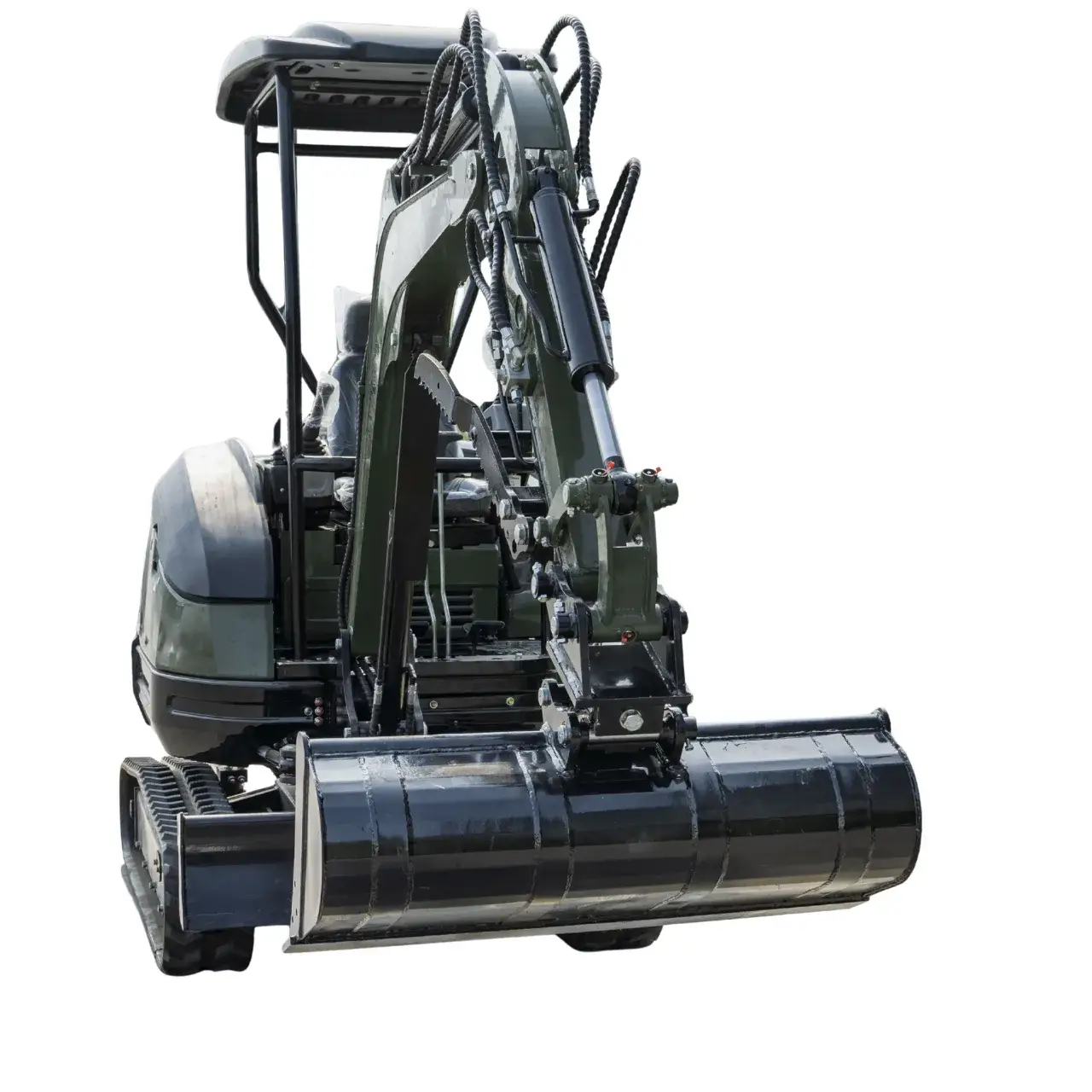 1000mm Leveling Bucket Attachment Digging Bucket USA For TERROR XXV and other 2.1-3 Ton Mini Excavators