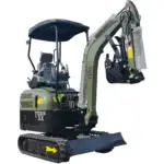 4,000 lb TYPHON TERROR XX Mini Excavator Rubber Track with Kubota D902 Diesel Engine USA