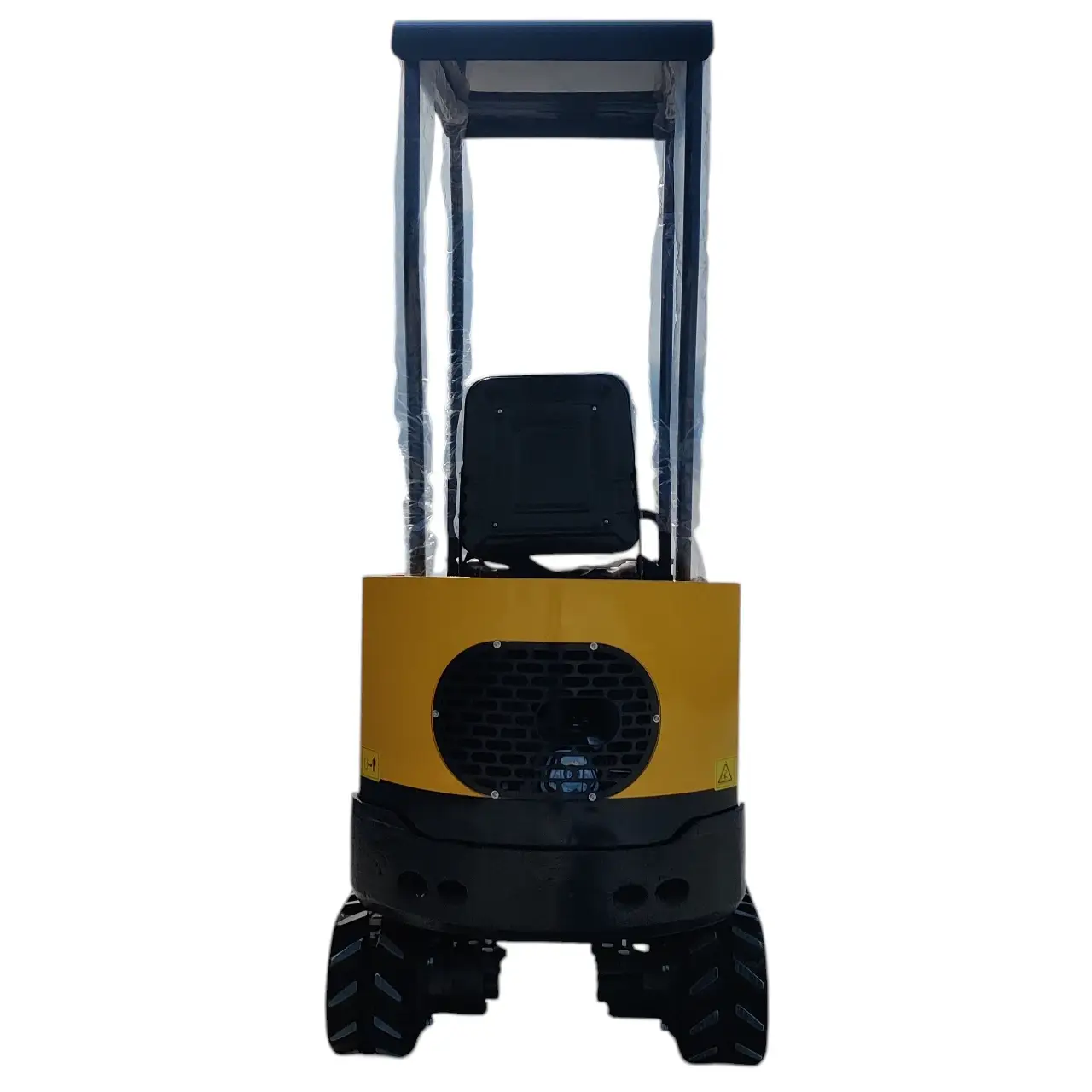 TYPHON TERROR X STORM Mini Excavator – 1 Ton Trench Digger with Canopy, Hydraulic Thumb Clip, Bucket USA