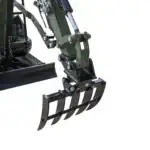 Mini Excavator Rake Compact Attachment General for for TERROR XXV and other 2.1-3 Ton Mini Excavators USA