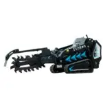 800mm Hydraulic Chain Trencher Attachment for TYPHON STOMP X1300 & STOMP 509 Mini Skid Steers