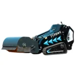 Hydraulic Pickup Sweeper Broom Attachment for TYPHON STOMP X1300 & STOMP 509 Mini Skid Steers