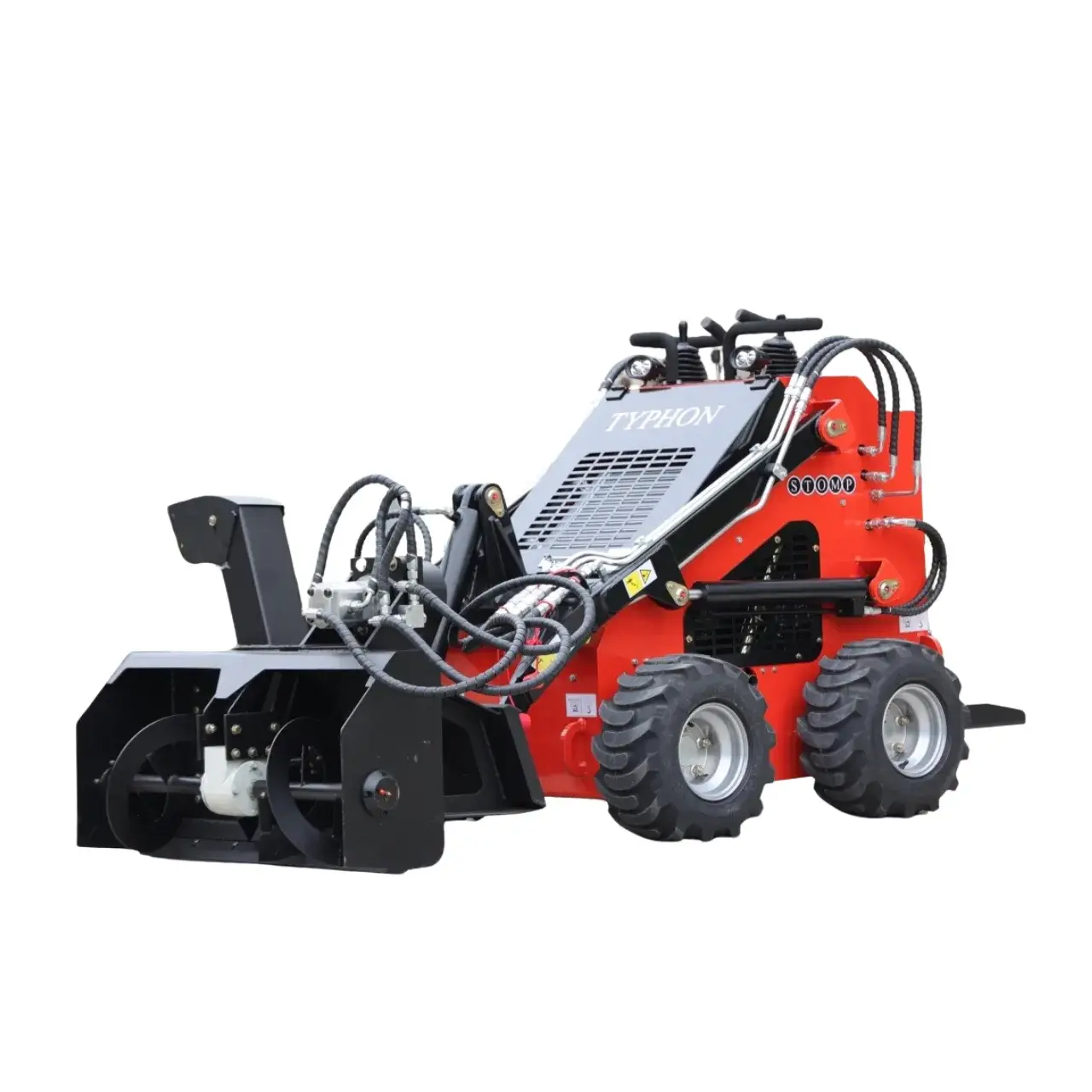 TYPHON Skid Steer Loader Snow Blower Attachment USA