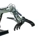 Compact Grapple Attachment for TERROR XXV and other 2.1-3 Ton Mini Excavators Wide Opening Wood Grab USA