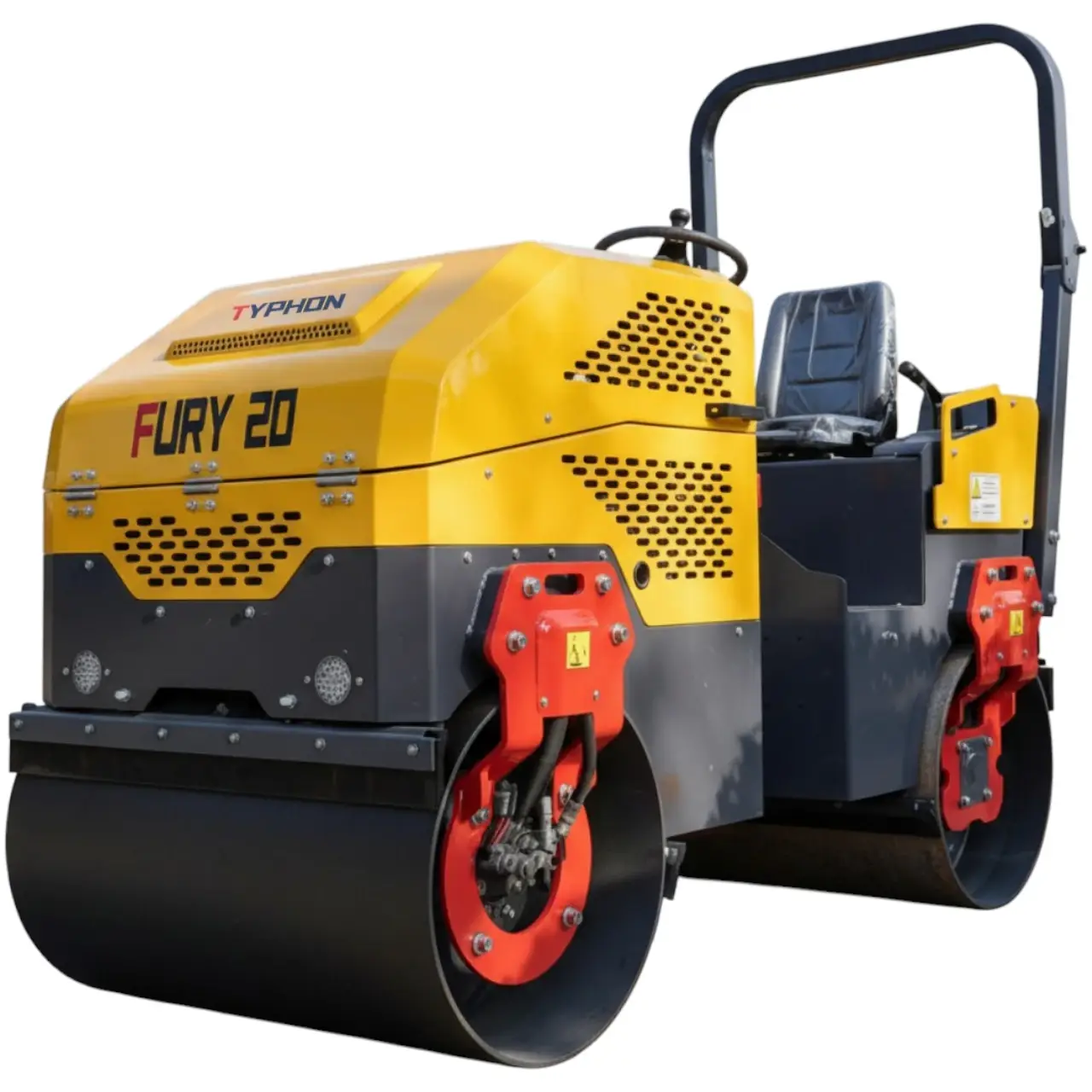 TYPHON FURY 20 Mini Road Roller 2Ton Hydraulic Oil Vibratory B&S 23hp USA engine