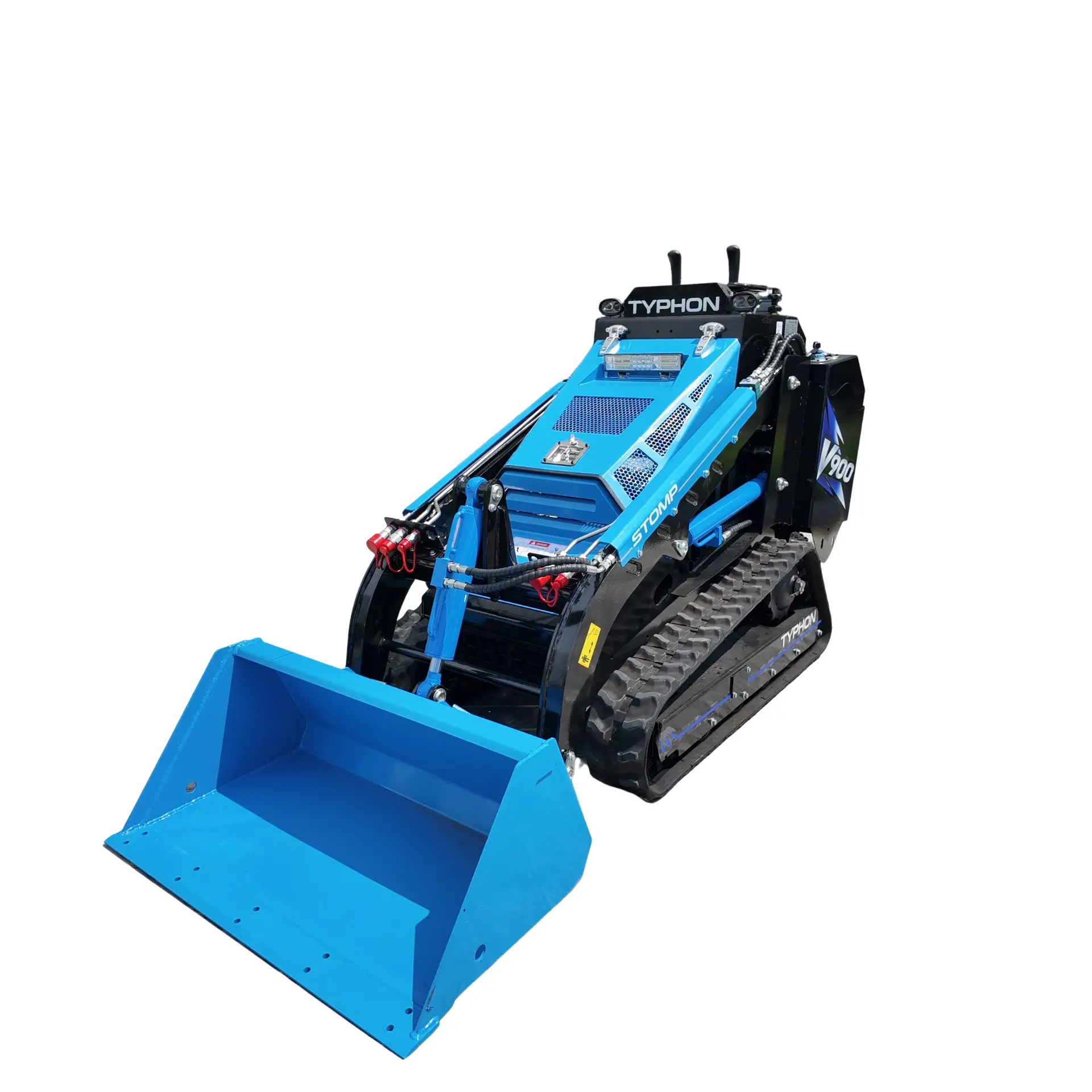 Brand New TYPHON STOMP V900 Mini Track Loader Kubota D1105 25HP Diesel Stand-On Skid Steer EPA / EU Stage V