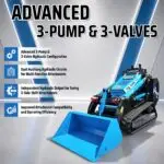 Brand New TYPHON STOMP V900 Mini Track Loader Kubota D1105 25HP Diesel Stand-On Skid Steer EPA / EU Stage V