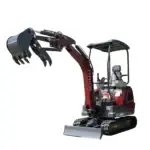 TYPHON TERROR XVII PRO 3800 lbs Mini Excavator Kubota Diesel, Hydraulic Thumb, Dozer Blade & Boom Swing